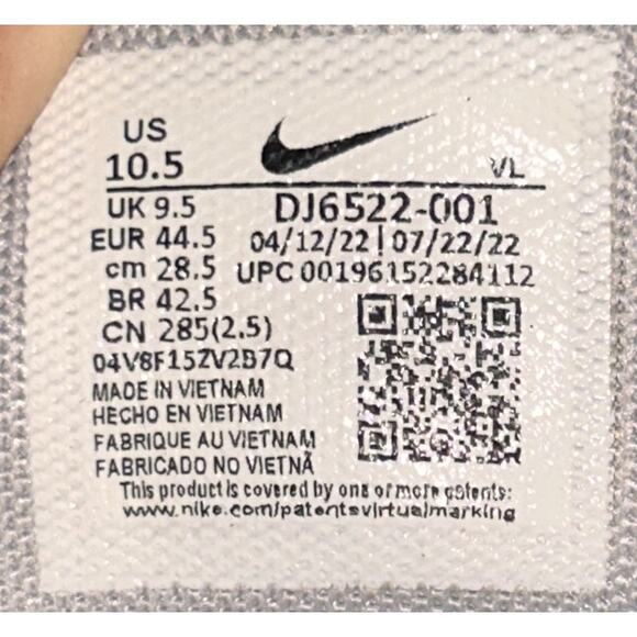 Nike Force Zoom Trout 8 Baseball Turf Cool Grey Shoes Men's 10.5 - Picture 7 of 7